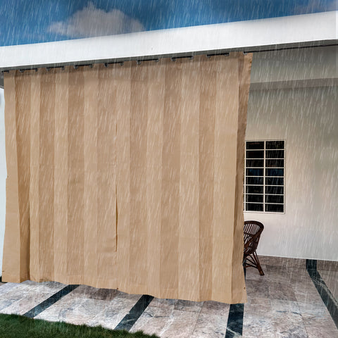 HIPPO Waterproof Outdoor Balcony Curtains