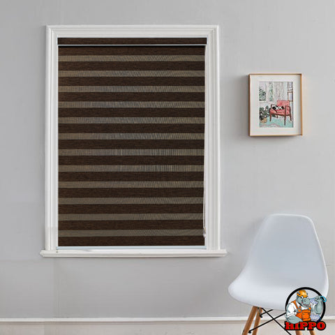 HIPPO Dual Layer Premium Indoor Zebra Blind