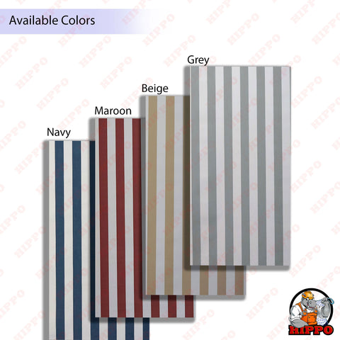HIPPO Stripe Blackout Roller Blind for Windows