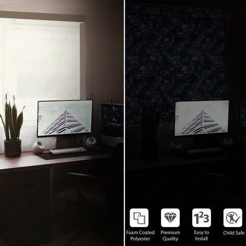HIPPO Premium Indoor Printed Blackout Blind