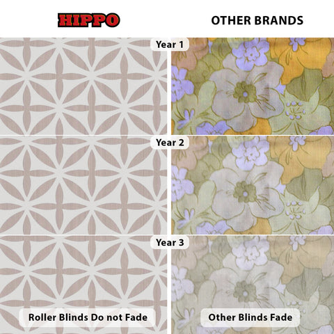HIPPO Premium Indoor Printed Blackout Blinds