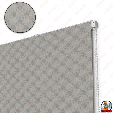 HIPPO Jacquard Blackout Indoor Roman Blinds for Windows