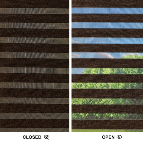 HIPPO Dual Layer Premium Indoor Zebra Blind