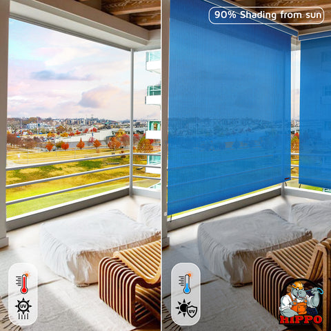 HIPPO Outdoor Roller Blinds for Balcony