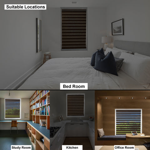 HIPPO Dual Layer Premium Indoor Zebra Blind