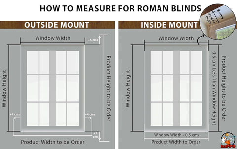 HIPPO Jacquard Blackout Indoor Roman Blinds for Windows