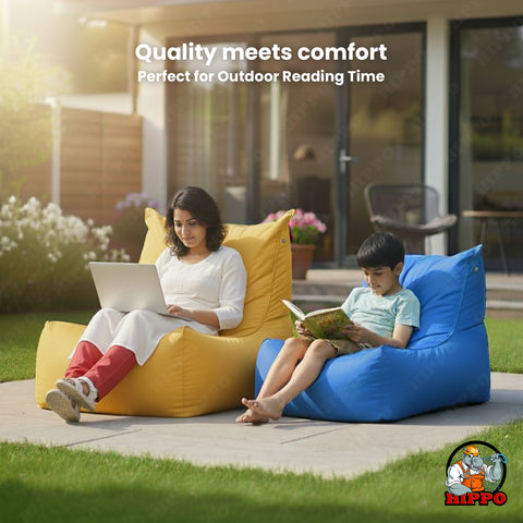 HIPPO Outdoor Bean Bag Waterproof, UV & Fade Resistant