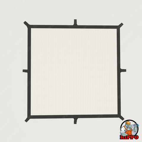 HIPPO 230 GSM Rectangle PP Band Sun Shade Sail