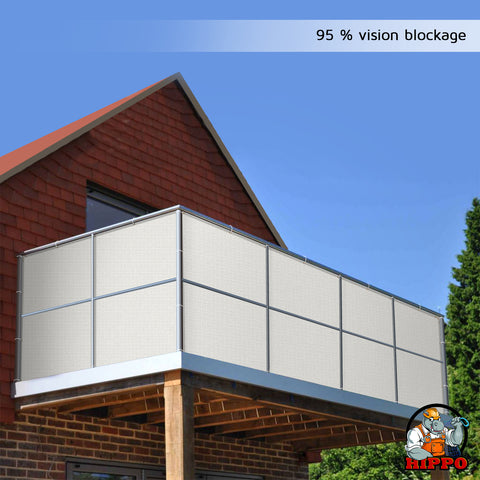 Self Folded Balcony Safety Net - Max Vision block