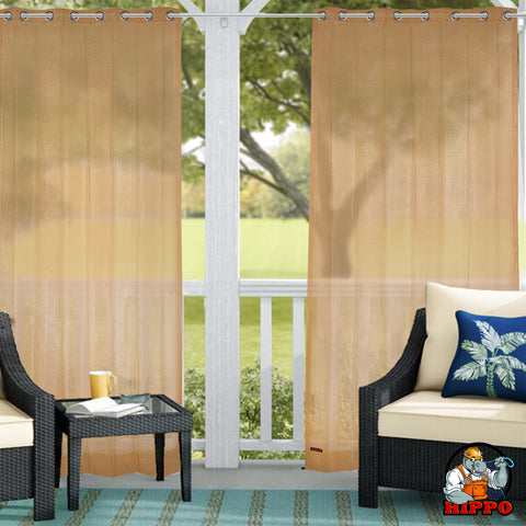 HIPPO Outdoor Balcony Eyelet Curtain