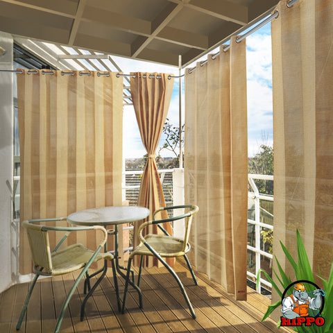 HIPPO Outdoor Balcony Eyelet Curtain