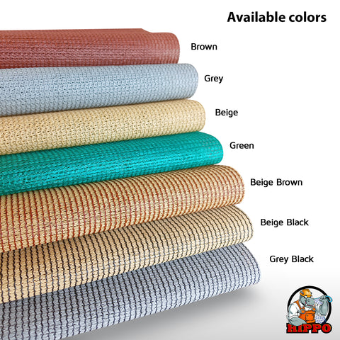 HIPPO 85% Sun Blocking Outdoor Balcony Eyelet Curtain (Pack of 2)