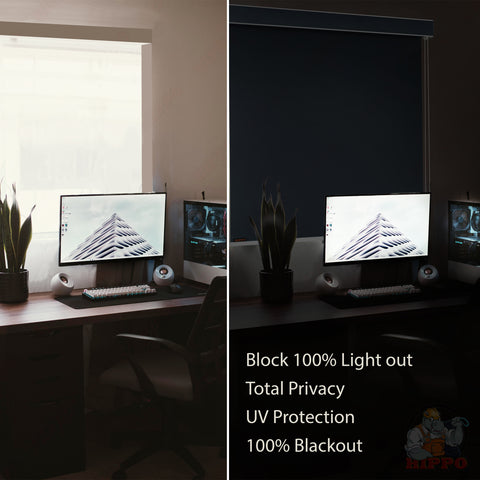 HIPPO Indoor Blackout Roller Blind
