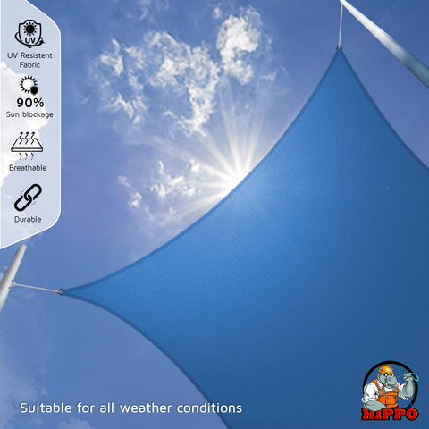 HIPPO 180 GSM Car Parking Rectangle Shade Sail