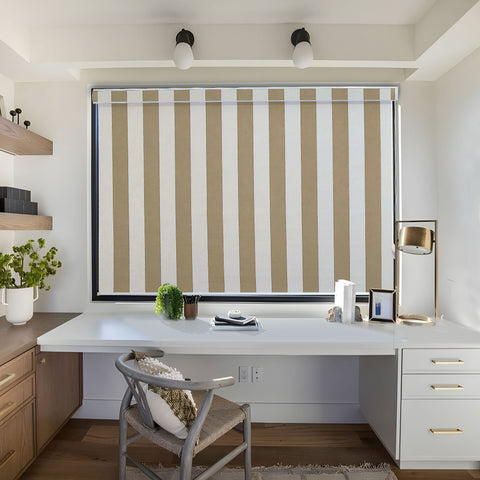 HIPPO Stripe Blackout Roller Blind for Windows