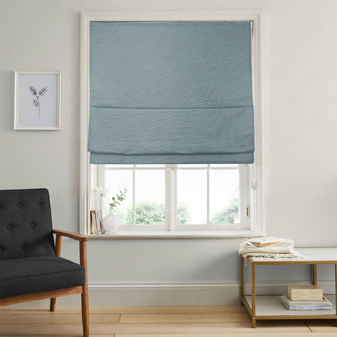 HIPPO Indoor Roman Blinds for Windows Sun Protection Light Control Corded Foldup & Down Blind for Living Room & Bedroom