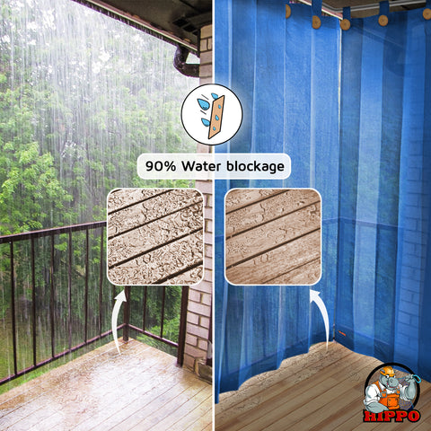 HIPPO Outdoor Balcony Loop Curtain