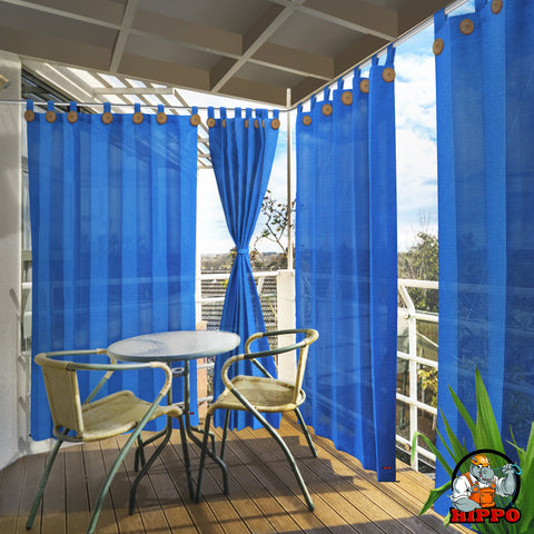HIPPO Outdoor Balcony Loop Curtain