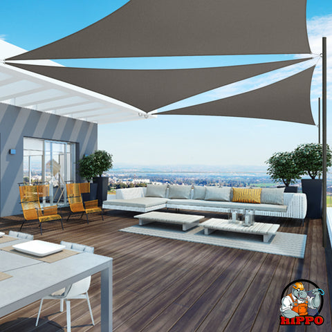 HIPPO 230 GSM Car Parking Triangle Shade Sail