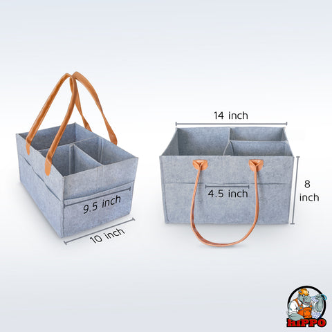 HIPPO Cute Diaper Caddy Bag