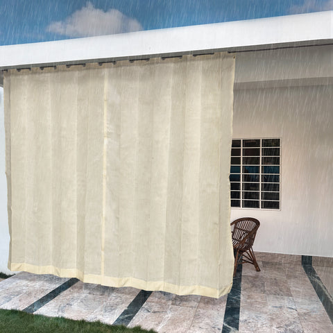 HIPPO Waterproof Outdoor Balcony Curtains