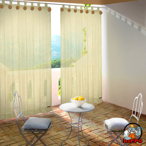 HIPPO Outdoor Balcony Loop Curtain