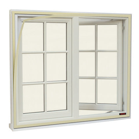 HIPPO Window Mosquito Net Stitched with Nylon Closure, Fibreglass Insect Net, Self Adhesive