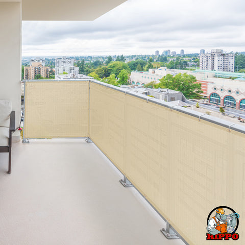 Self Folded Balcony Safety Net - High Vision Block