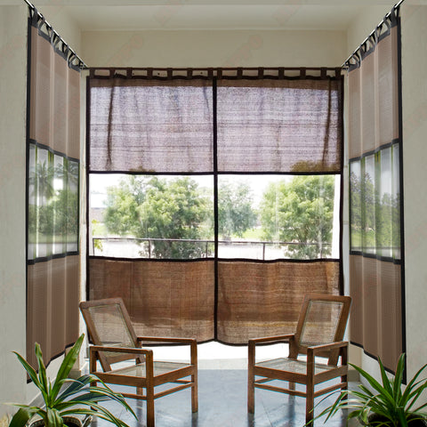 HIPPO HDPE & PVC See Through Outdoor Curtain