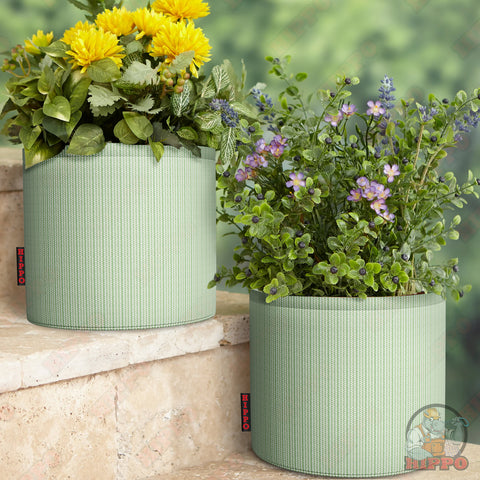 HIPPO Planter Pots for Garden UV Treated Recyclable Eco Friendly Fabric Pots Suitable for Garden, Balcony, Nursery