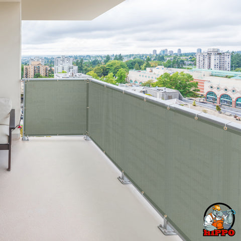 Self Folded Balcony Safety Net - Max Vision block