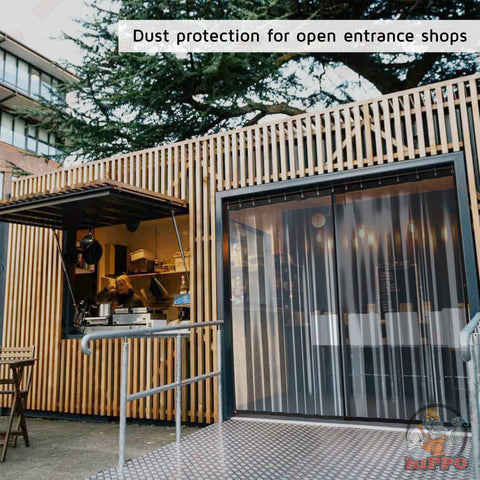 HIPPO Waterproof Transparent Outdoor Curtain Pack of 1