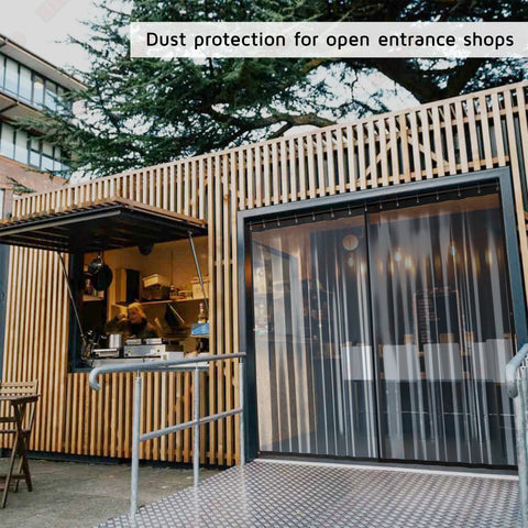 HIPPO Outdoor Transparent PVC Waterproof Curtain Pack of 2