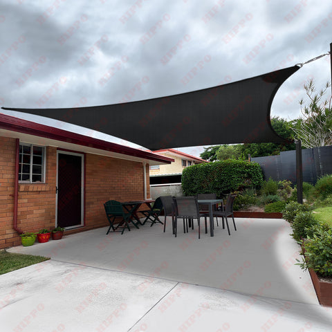 HIPPO 180 GSM Car Parking Rectangle Shade Sail