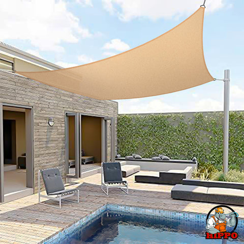 HIPPO 180 GSM Car Parking Rectangle Shade Sail