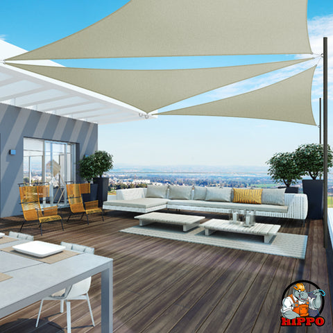 HIPPO 230 GSM Car Parking Triangle Shade Sail