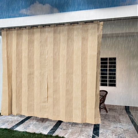 HIPPO Waterproof Outdoor Balcony Curtains