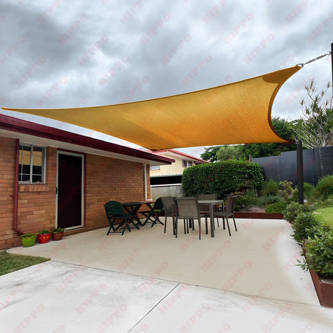 HIPPO 180 GSM Car Parking Rectangle Shade Sail