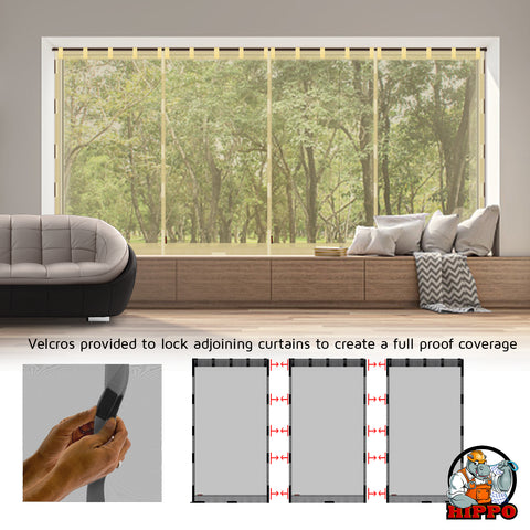 HIPPO Window Mosquito Net (Pack of 2)