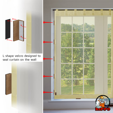 HIPPO Window Mosquito Net (Pack of 2)