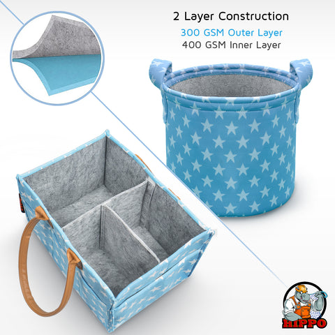 HIPPO Designer Diaper Caddy Bag Combo