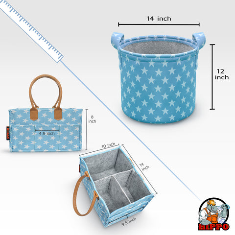 HIPPO Designer Diaper Caddy Bag Combo