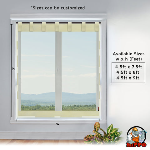 HIPPO Window Mosquito Net (Pack of 2)