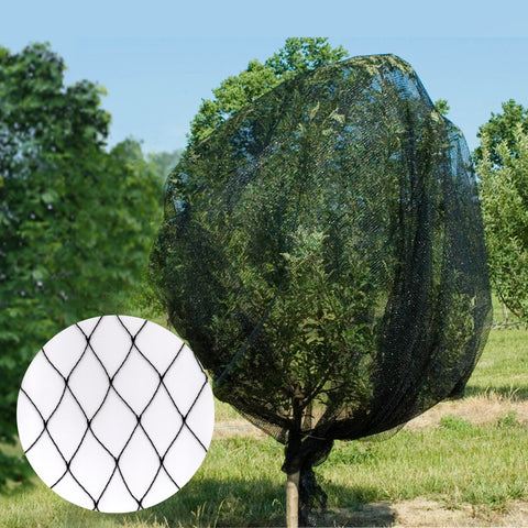Home product image HIPPO Bird Net - Fruit Protection Garden Bird Net, Light-Weight Easy to Wrap HDPE Monofilament Net - Black Color