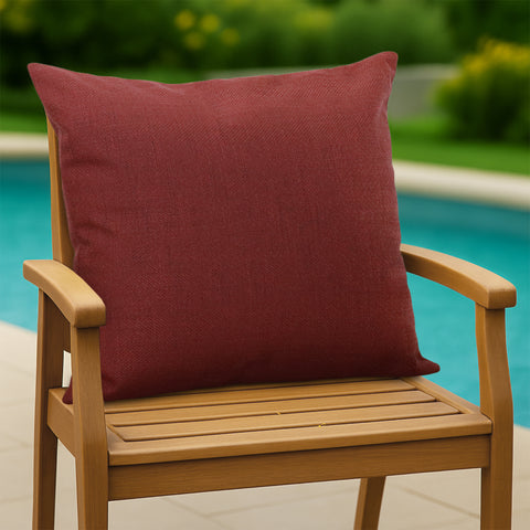 HIPPO Premium Outdoor Cushion 100% Solution Dyed Polyester 12X20IN Herringbone Weave Waterproof & Antifungal with Polyfillers