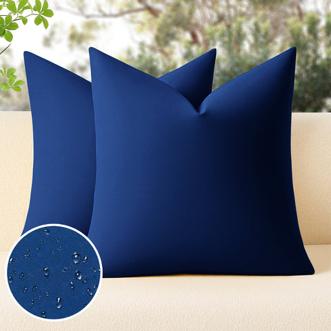 HIPPO Polyester Outdoor Balcony Garden Cushion Cover 100% Waterproof for Lawn Farmhouse Chair Swing Bench UV Resistance