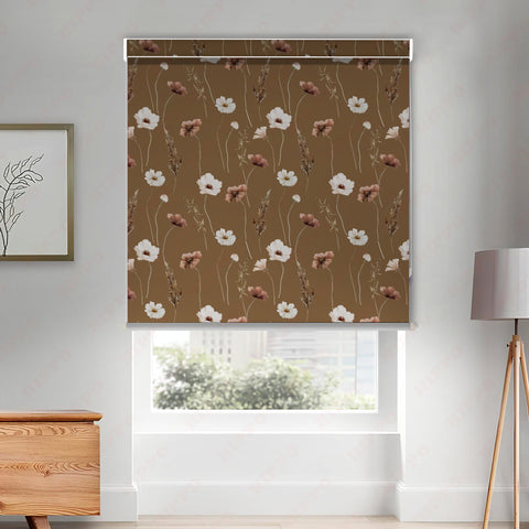 HIPPO Premium Indoor Printed Blackout Blinds (Hey SpringTerracotta )