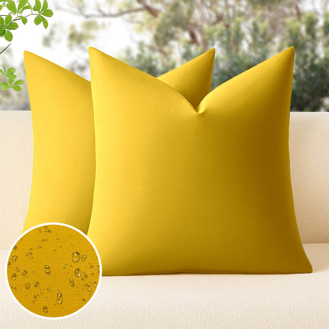 HIPPO Polyester Outdoor Balcony Garden Cushion Cover 100% Waterproof for Lawn Farmhouse Chair Swing Bench UV Resistance