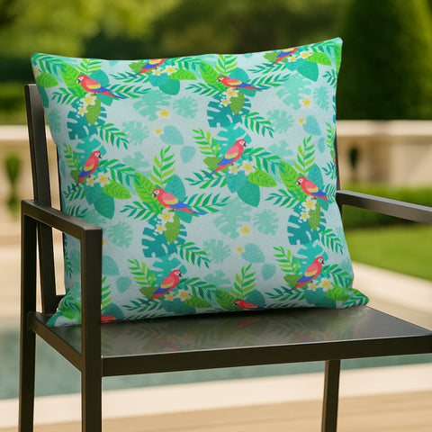 HIPPO Premium Printed Cushion Cover 100% Solution Dyed Polyester 12X20IN Waterproof & Anti Stain with UV Protected Prints