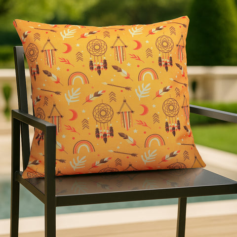 HIPPO Premium Printed Cushion Cover 100% Solution Dyed Polyester 12X20IN Waterproof & Anti Stain with UV Protected Prints